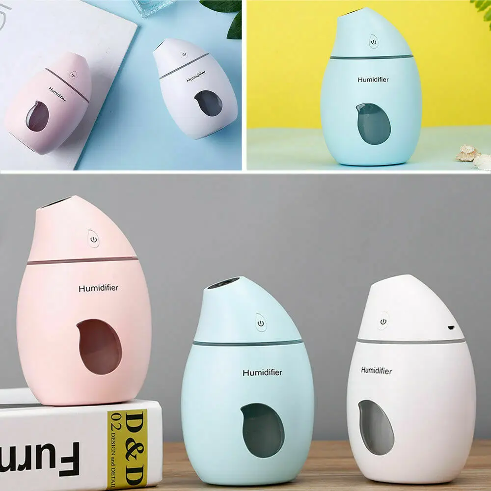 DC 5V Portable USB Mini Humidifier Air Diffuser Mist ABS PP PC Material Made for Car home yoga office baby room