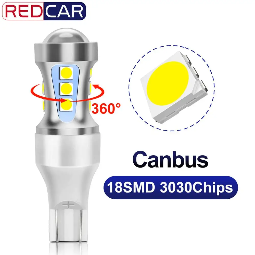 Светодиодная лампа Canbus T15 W16W 921 912 18SMD 3030 12 В 1 шт. | Автомобили и мотоциклы