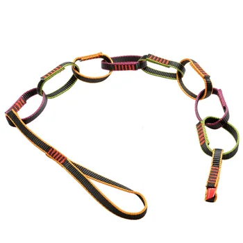 

Camnal Outdoor Climbing Equipment Downhill Forming Ring Sling Daisy Chain Daisy Rope Nylon Daisy Chain Personal Anchor System