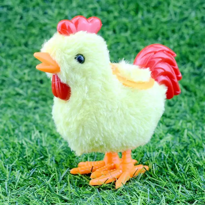 1 шт. милая плюшевая ветряная курица обучающая игрушка для детей ходячие по