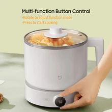 

Xiaomi Mijia Smart Multifunctional Cooking Pot 1.5L Household Hot Pot Steaming Steamer is suitable for steaming vegetables