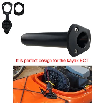 

Plastic Flush Mount Fishing Rod Holder Cap Cover Gasket Kayak Canoe Tackle
