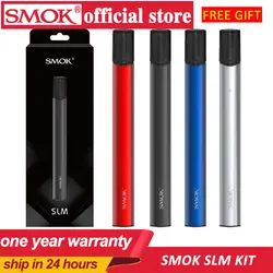 Новое поступление SMOK SLM комплект электронных сигарет электронная сигарета mini VAPE pen pod Комплект с 250 мАч батарея 0,8 мл Pod катушки испаритель VS