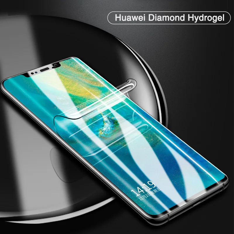 100D полное покрытие мягкая Гидрогелевая пленка для huawei mate 20 10 20X PRO Защитная пленка для экрана на P10 P10 P30 Plus Lite пленка не стекло