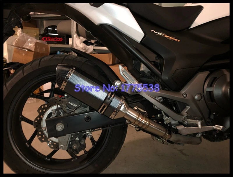 Полный комплект глушитель выхлопной трубы для 2012- NC700 NC700X NC700S NC750 NC750X NC750S