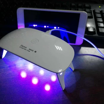 

Mini 5W Nail Dryer LED UV Lamp USB Light Gel Curing Machine Home Use Nail Art Beauty Tools