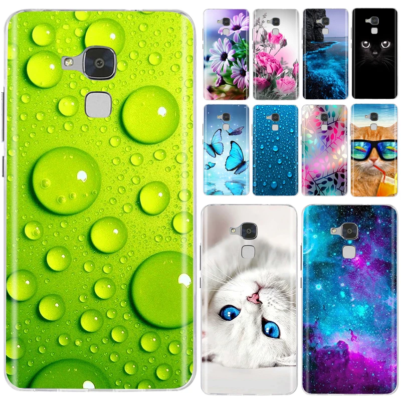 For Huawei Honor 5C Case TPU Cover Soft Silicone With Fingerprint Phone Coque Shell | Мобильные телефоны и аксессуары