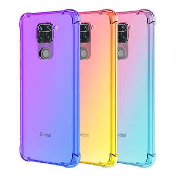 

Fasamolong Phone Case For Xiaomi Redmi Note 9 9S Pro Max Gradient Airbag Soft Silicon Back Cover For Redmi Note 8T 8 7 6 5 Pro