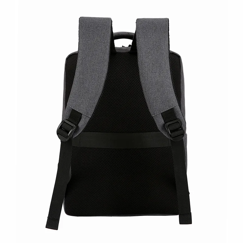 

2019 New Style Canvas Large Capacity Backpack Solid Color (ke yin hua) Computer Bag