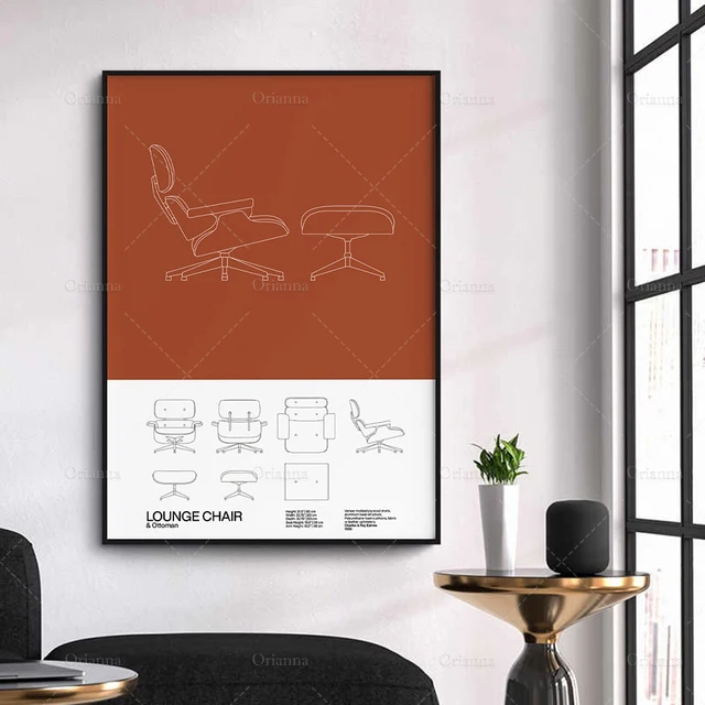 Barcelona Chair Poster: A Modern Masterpiece for Your Home