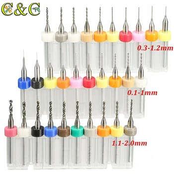 

10pcs 3.175mm Tungsten Steel Hard Alloy PCB CNC End Mill Cutter Drill Bits Micro Engraving For Circuit Boards PCB Drill Bit