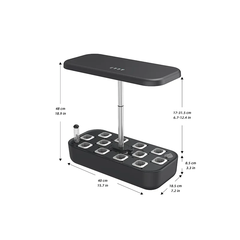 

Indoor Hydroponic Growing Systems Full Spectrum led Grow Lights Smart Garden Greenhouse Home Garden