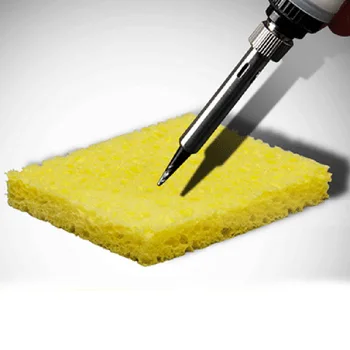 

10pcs Yellow Cleaning Sponge Cleaner For Enduring Solder Welding Station Electric Soldering Iron Tips Clean Sponge Repair Tools