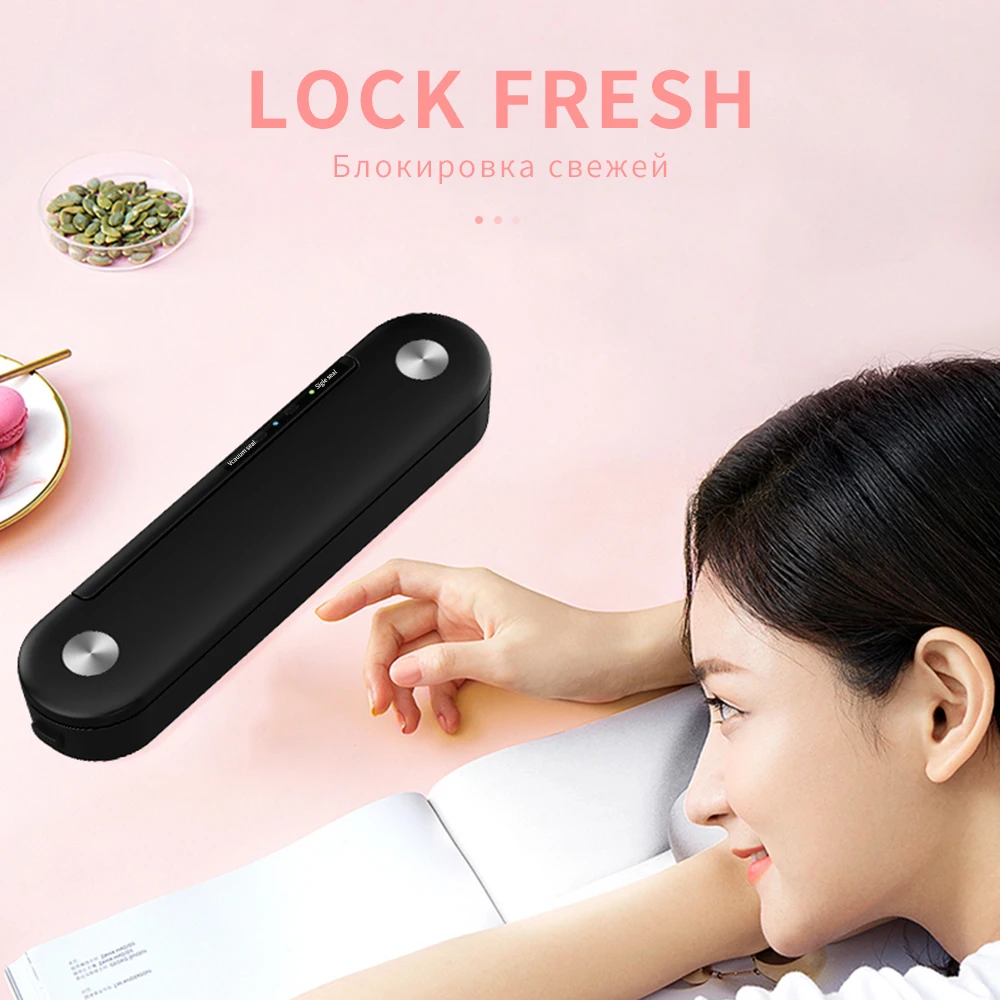 Funho вакуумный упаковщик для пищевых продуктов, вакуумная упаковочная машина, контейнер для пищевых продуктов, упаковщик для пищевых продуктов, включает 10 шт., вакуумный упаковщик