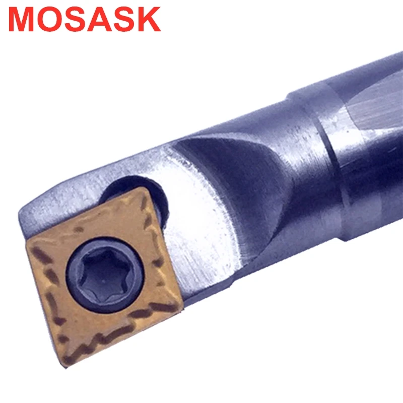 

MOSASK SCLCR Cutter C12M-SCLCR06-14 CNC Lathe Machining Tungsten Steel Cemented Carbide Inner Hole Anti-Vibration Turning Tools