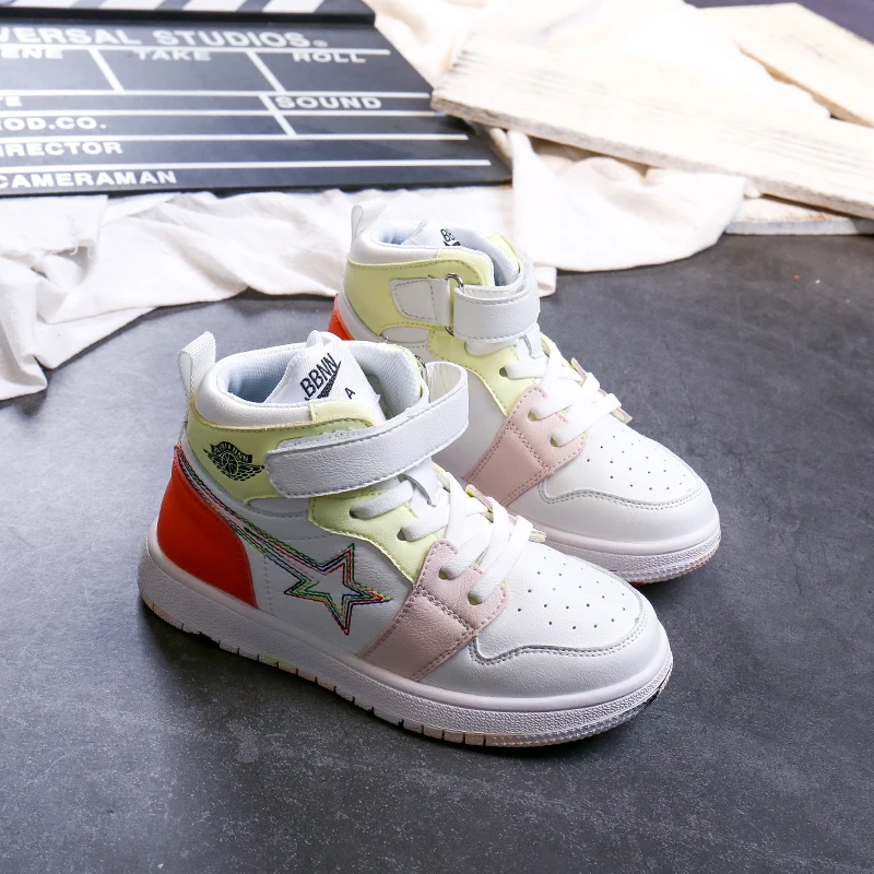 Весенне-осенняя повседневная детская обувь для мальчиков, Сникеры, высокая мода, Детская школьная обувь, детская обувь, размер #26-37