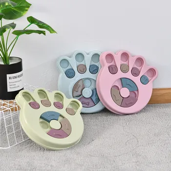 

New Pet Dog Cat Toys Puzzle Dog Turntable Hidden Food Toys Increase IQ Interactive Toy Prevention of Choking Slow Food Dog Bowl