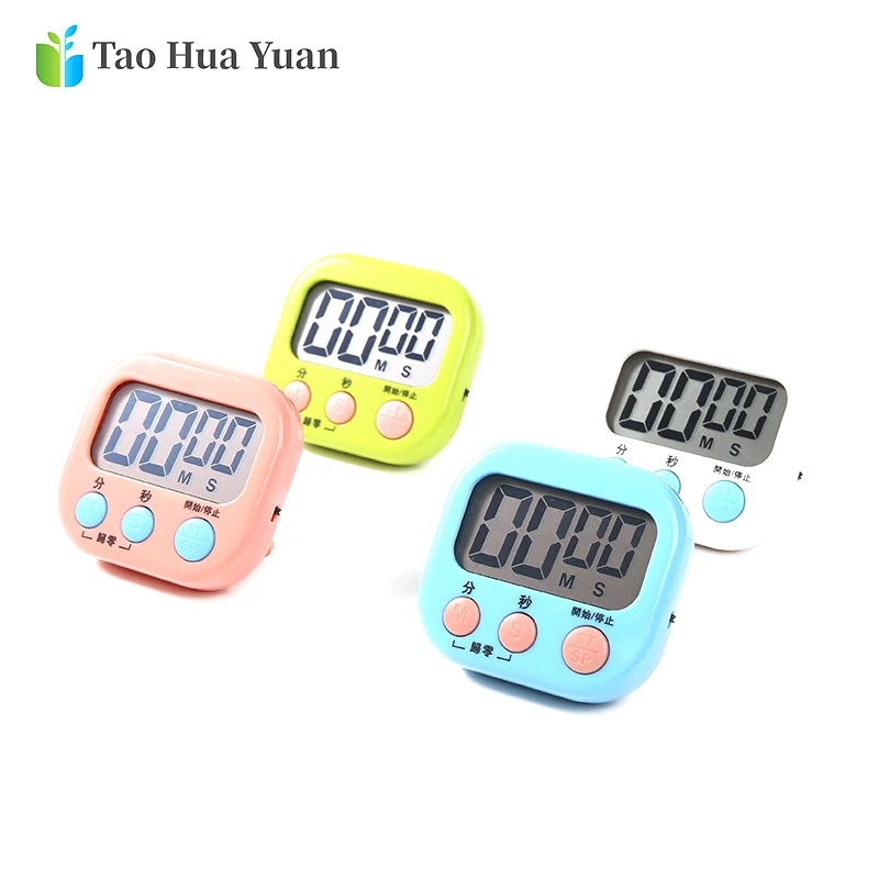 Timer Clock Timer Lcd Digital Kitchen Alarm Clock  Digital Kitchen  Magnetic Timer - Kitchen Timers - Aliexpress