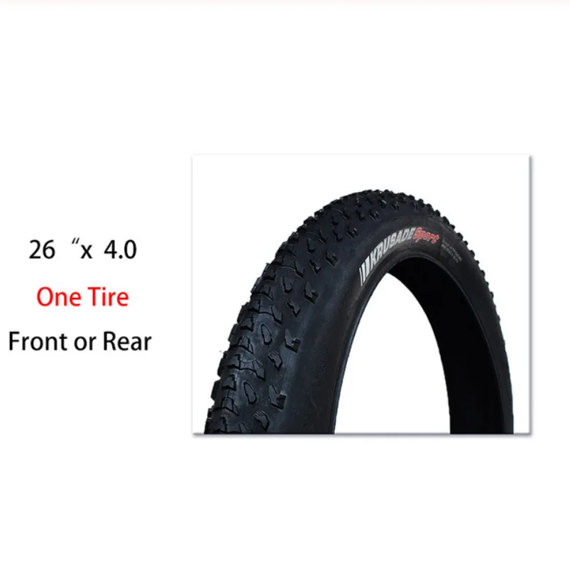 26x4.0 one tire Ebike пляжный велосипед велосипедная шина 2" 26x4,0" широкие покрышки для велосипеда для снежного велосипеда 20 дюймов 26 дюймовая Толстая велосипедная пляжный велосипед шины для Sondors - Цвет: 26x4.0 one tire