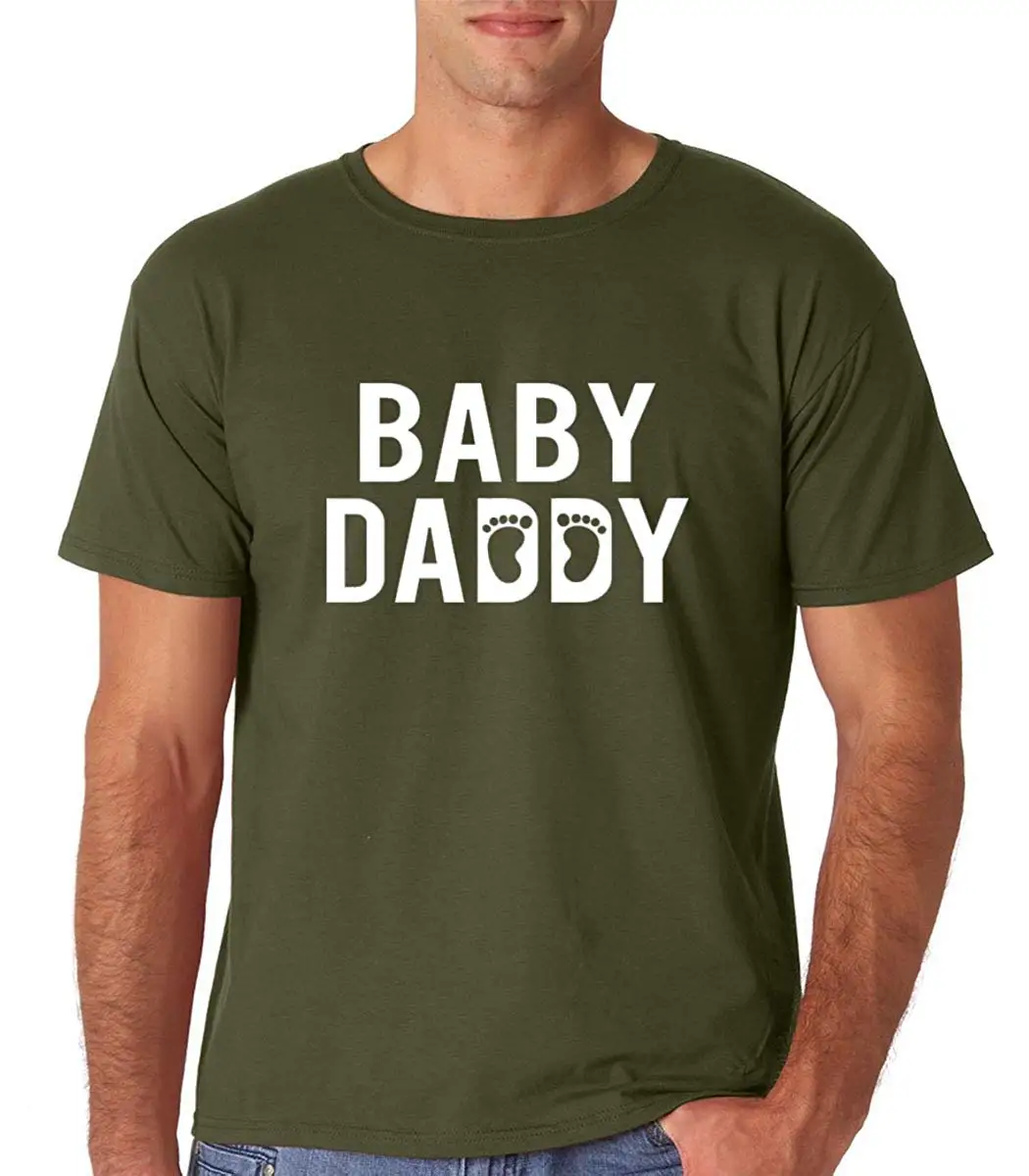 TSDFC/забавная Мужская футболка с надписью Baby Daddy и noud Babby |