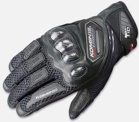 Углеродная защитная сетка GK 167 мужские перчатки для внедорожных видов спорта, велоспорта, гонок, мотоцикла, мотокросса - Цвет: Black