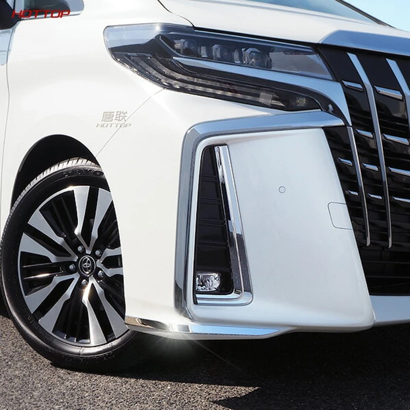 Abs Хром передний бампер Молдинг Накладка гарнир для Toyota Alphard 30