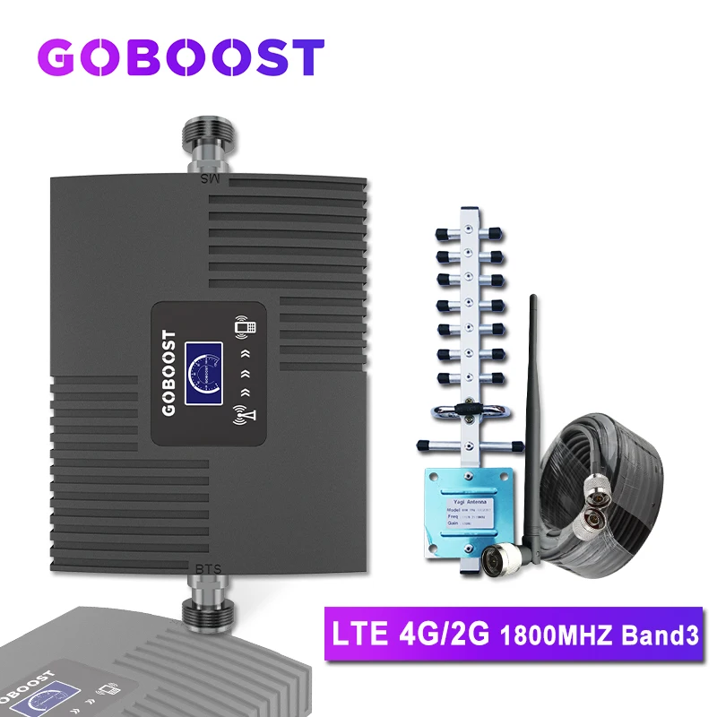 Усилитель сотового сигнала GOBOOST LTE 4G DCS 1800 МГц ретранслятор для планшетов