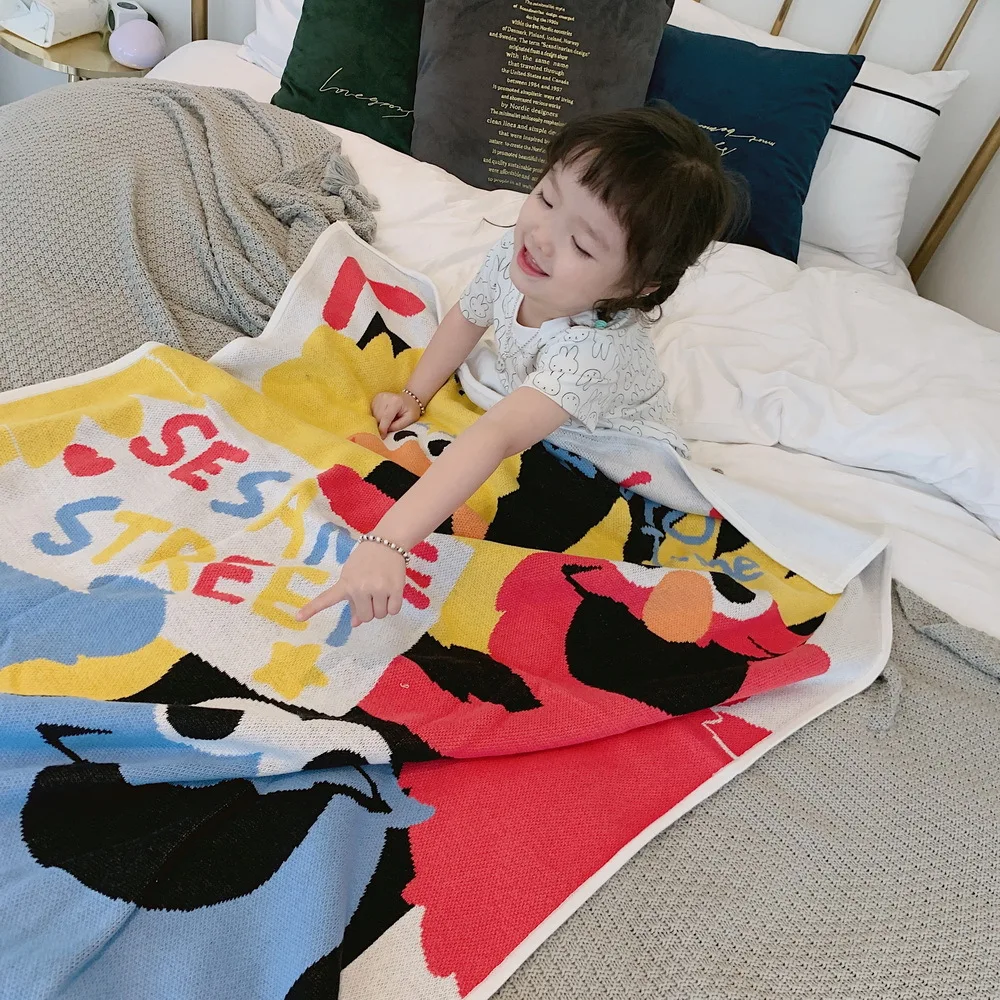 Tonytaoaby детское шерстяное одеяло из чистого хлопка, Двухслойное мягкое одеяло для детского сада, офиса, обеденное одеяло