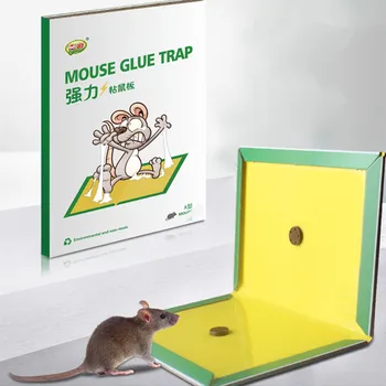 

1Pcs Mouse Board Sticky Mice Glue Trap High Effective Rodent Rat Snake Bugs Pest Control Reject Non-toxic Eco-Friendly Tool