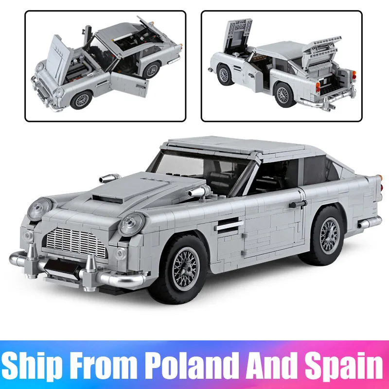 

Technic 21046 James Bond Aston Martin DB5 Building Blocks Set Bricks 007 Car Model Children Toy Compatible with Lego 10262