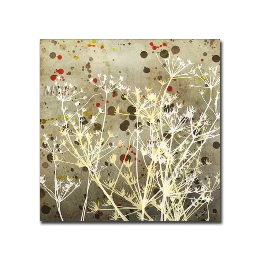 MYT Одуванчик цветы картины ручной работы Высокое качество картина маслом на холсте уникальные абстрактные пейзажные картины - Цвет: No framed