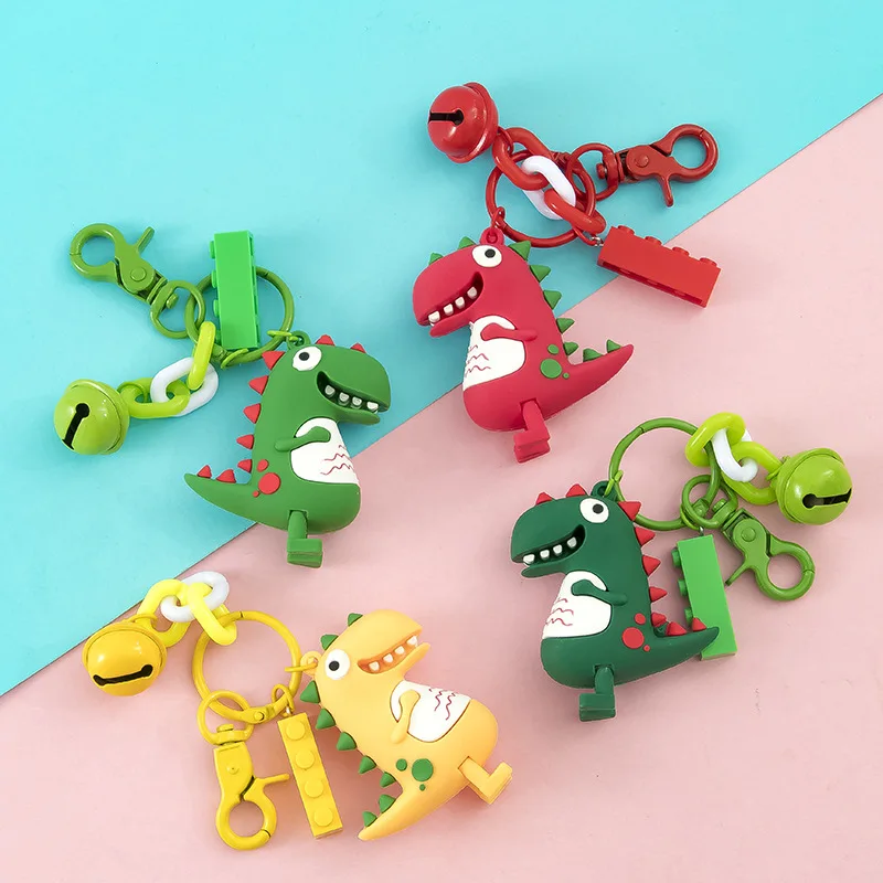 女性のためのキーホルダー かわいい 緑 恐竜 かわいい キーリング バックパック 装飾ペンダント ハンドバッグ ギフト Aliexpress ジュエリー アクセサリー