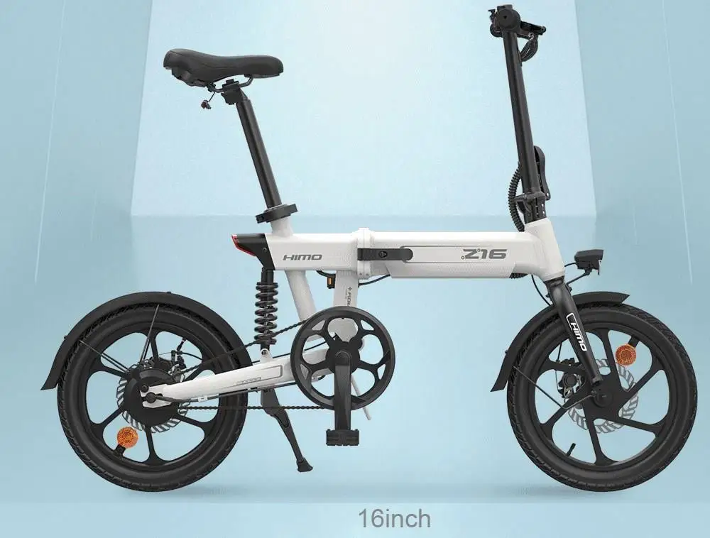 [EU STOCK] HIMO Z16 Foldable Electric Bicycle 16'' CST Tire Urban E bike 250W DC Motor Ebike 25km/h Removable Battery For XIAOMI
