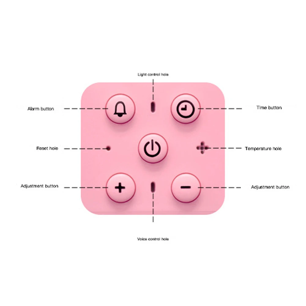 Светодиодный Будильник Многофункциональный голосовой контроль Ночник детская спальня семейный мультяшный будильник офис