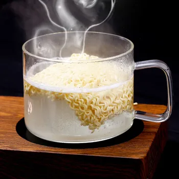

Glass Pasta Noodles Bowls with Lid HandleGlass Soup Bowls for Home Kitchen