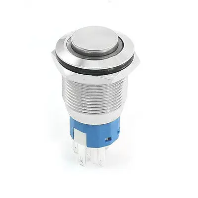 

5Pin Terminal Red Pilot Lamp 12V SPDT Latching Button Switch 5A 250VAC