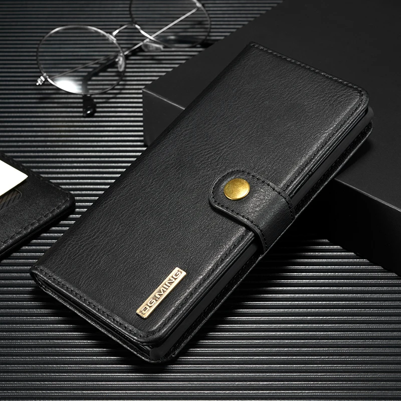 Note10 Роскошный кожаный чехол для samsung Galaxy Note 10 9 8 S8 S9 S10 5G A6 A8 плюс A7 A40 A50 A70 откидная крышка защитный чехол-бумажник на магните чехол