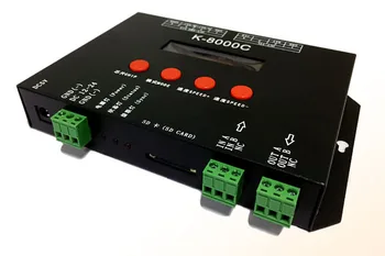 

K-8000C programmable magic eight-port output controller comes with a write function that can be used in single or multiple