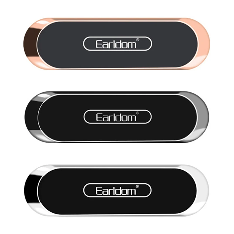 Car Accessories Interior Ornament Mini Strip Magnetic Car Phone Paste Holder Stand Wall Zinc Alloy Magnet GPS Car Dashboard