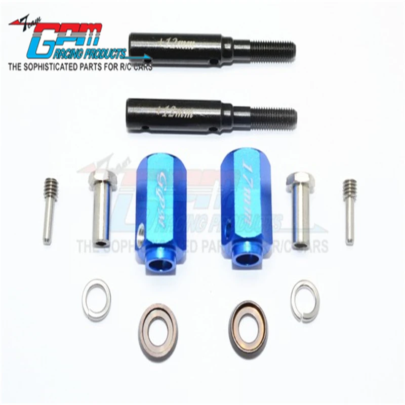 Stub Axle+17mm Hex -12pc Set 
