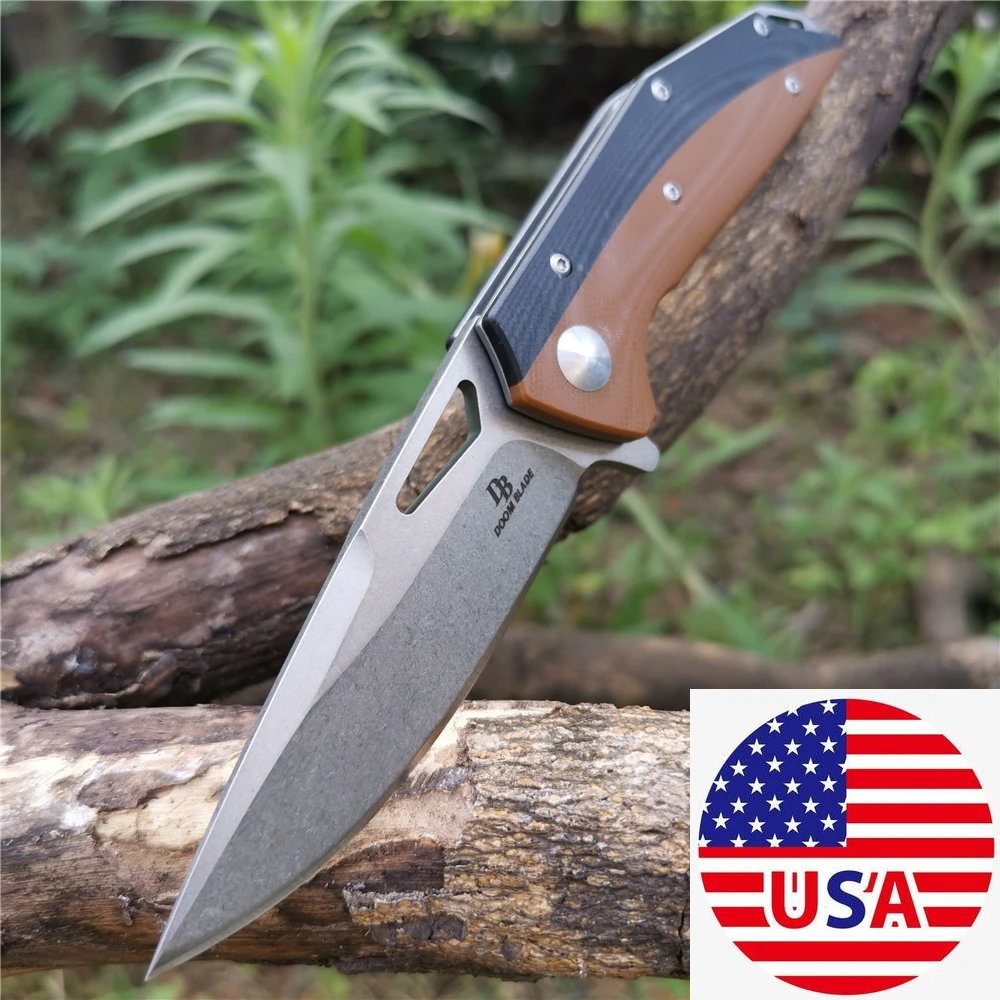 G10 D2 многофункциональный нож EDC Mini Express Box Инструмент Мини ножи хорошо подходят для