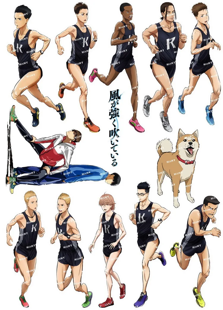 

Пробегайте с ветром наклейки из японского аниме курахара Kakeru Kiyose Hakone Ekiden для ноутбука, телефона, багажа