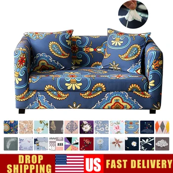 

Solid Color Sofa Slipcover Cover Elastic Universal Sofa Slipcover All-inclusive Anti-slip Sofa Covers Towel For Dining Room