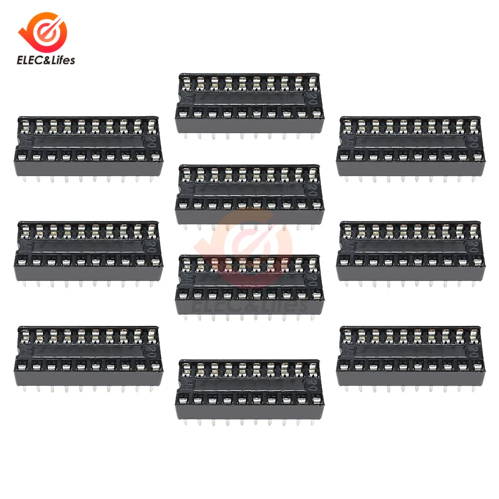 50x DIP20 20 Pin Integrated Circuit IC Sockets Adaptor Solder Type 