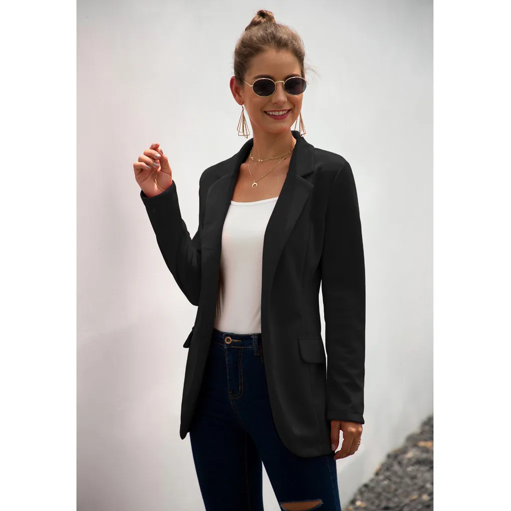 KANCOOLD пальто минималистичный стиль Свободный Топ с длинным рукавом Повседневная куртка женская одежда модные пальто и куртки для женщин 2019Sep20