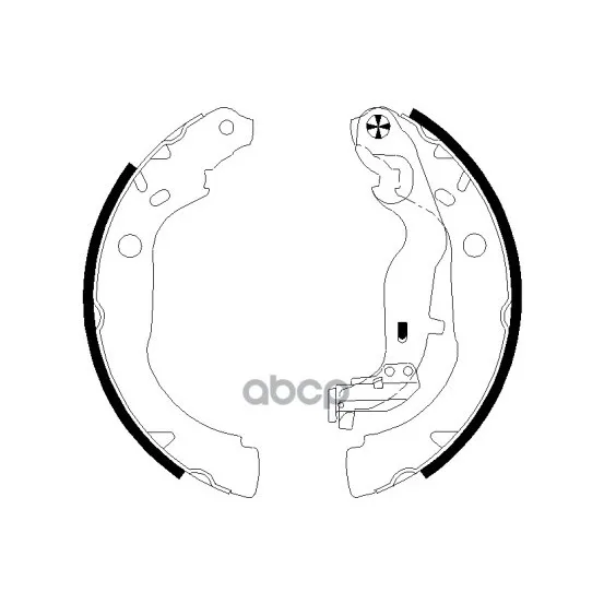 Колодки Тормозные Барабанные Renault Duster(Hs_) 2.0 4x4 10.2011