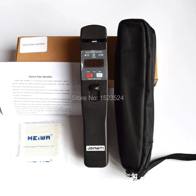 Identificador de Fibra Óptica ao Vivo Visual de Falhas Óptica com Construído em 10mw Localizador Jw3306d 11 Cheap optical fiber identifier