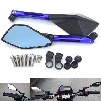 

CNC Universal Motorcycle Bigger Side Rearview Mirrors Racer Scooter Sports for Honda VFR800/F VTR1000F / FIRESTORM CBF1000