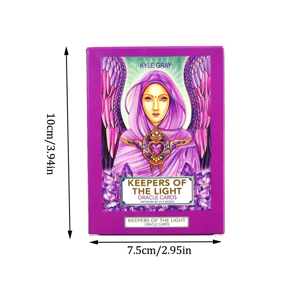 44 Pcs Oracl Tarot Cards Sheets Keepers Of The Light Card Board Deck Games Palying Cards For Party Game Entertainment
