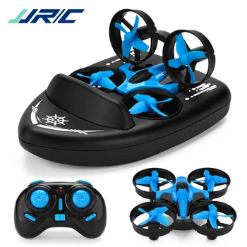 JJRC H36F RC Mini Drone Altitude Hold Headless Mode 3 in 1 Sea land Air flight 2.4G 6-Axis Quadcopter Boat RC Helicopter For Kid 1